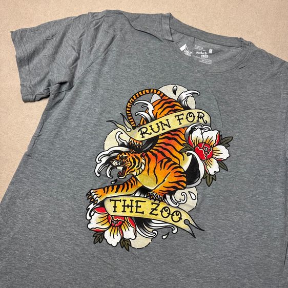 เสื้อยืด Run For The Zoo Size M รูปที่ 3