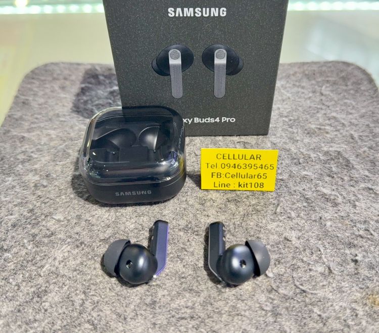 (ติดจอง)Samsung Galaxy Buds4 Pro เพิ่งใช้ไม่กี่ครั้ง ประกันศูนย์1ปี ครบกล่อง รูปที่ 3