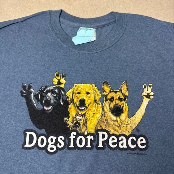 เสื้อยืด Dogs for Peace Size M