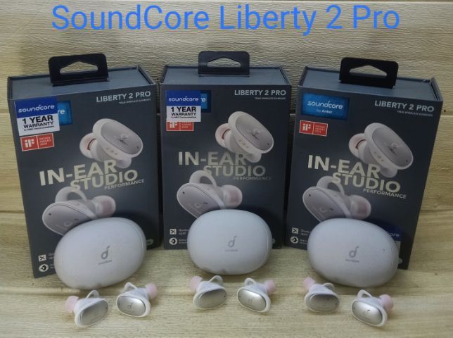 อื่นๆ สุดคุ้มให้ไวมีแค่3กล่อง หูฟังไร้สายBTรุ่นท๊อปSoundcore Liberty 2 Proของแท้ จาก4990 เอาไปกล่องล่ะ 1000 เดียว  ของใหม่ไมใช่มือสอง 