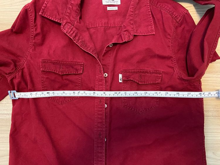 เสื้อเชิ้ตแขนยาว เสื้อ Mc Jeans มือสอง ของแท้ รูปที่ 6