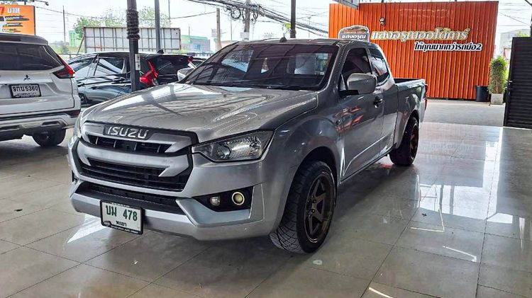 Isuzu D-MAX 2019 1.9 S Pickup ดีเซล ไม่ติดแก๊ส เกียร์ธรรมดา เทา