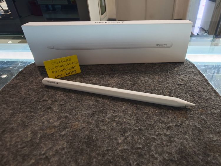 Apple Pencil Pro สภาพสวยมาก ประกันศูนย์ไทยเกือบปี ครบกล่อง รูปที่ 7