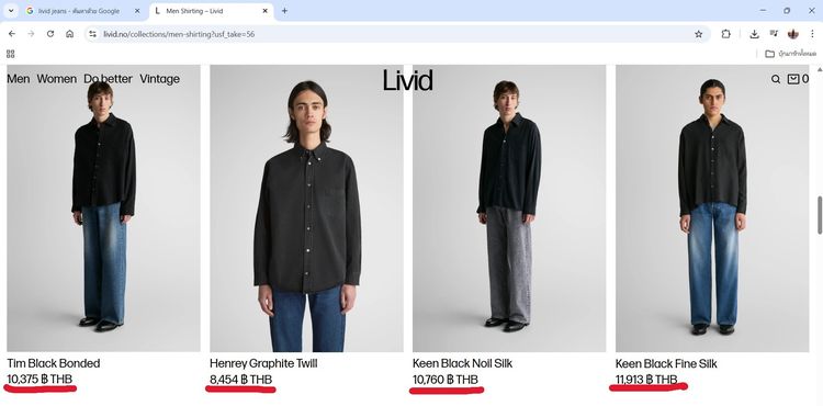 LIVID JEANS (Made in PORTUGAL) รูปที่ 3