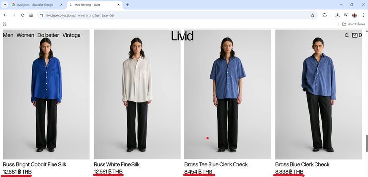 LIVID JEANS (Made in PORTUGAL) รูปที่ 2