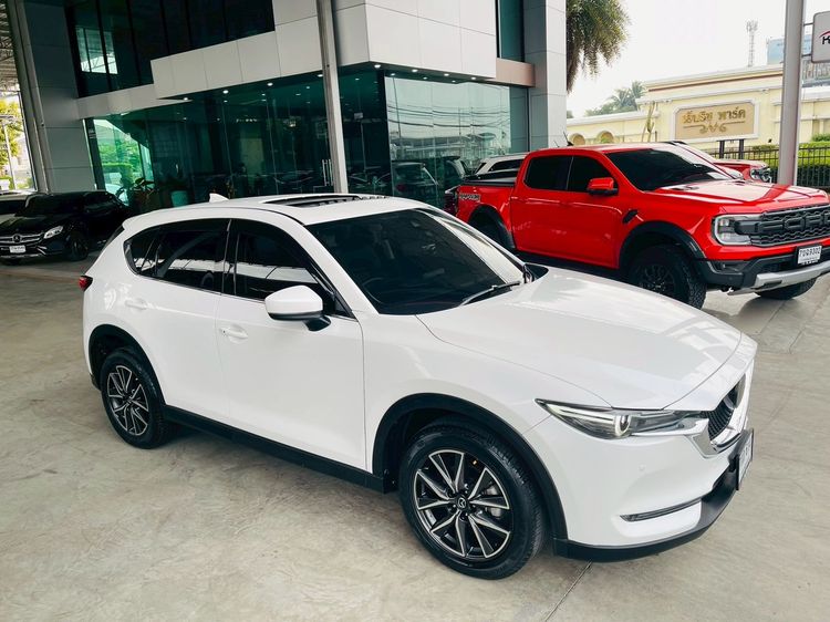 Mazda CX-5 2018 2.2 XDL 4WD Utility-car ดีเซล ไม่ติดแก๊ส เกียร์อัตโนมัติ ขาว รูปที่ 2