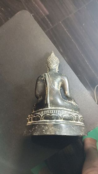 พระบูชาก้วาง6"สูง9" พ่อเชียงแสนสิงห์1สายเหนือแถมเหรียญกลมปี39พ่อคูณ รูปที่ 3