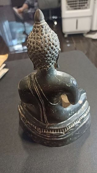 พระบูชาก้วาง6"สูง9" พ่อเชียงแสนสิงห์1สายเหนือแถมเหรียญกลมปี39พ่อคูณ รูปที่ 9