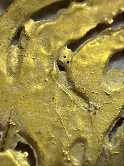 พระปรุหนังเนื้อโลหะชุบทองดอกบัว กรุวัดพระแก้ววังหน้า รูปที่ 10