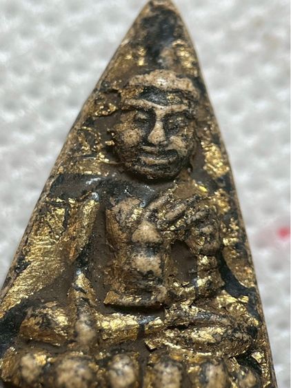 พระพุทธโทน้อยแม่ชีบุญเรือนลงรักปิดทองสวยน่าสะสม รูปที่ 6