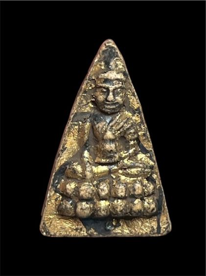 พระพุทธโทน้อยแม่ชีบุญเรือนลงรักปิดทองสวยน่าสะสม