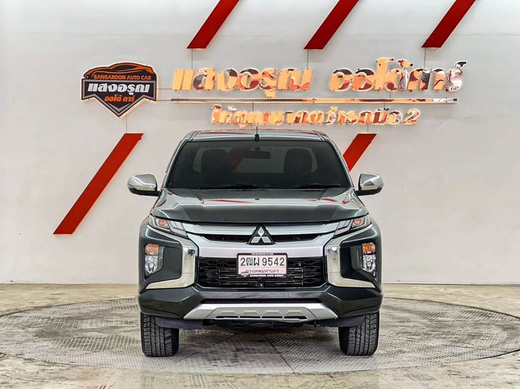 Mitsubishi Triton 2018 All New Mega Cab 2.4 GLS Plus Pickup ดีเซล ไม่ติดแก๊ส เกียร์ธรรมดา เทา รูปที่ 2