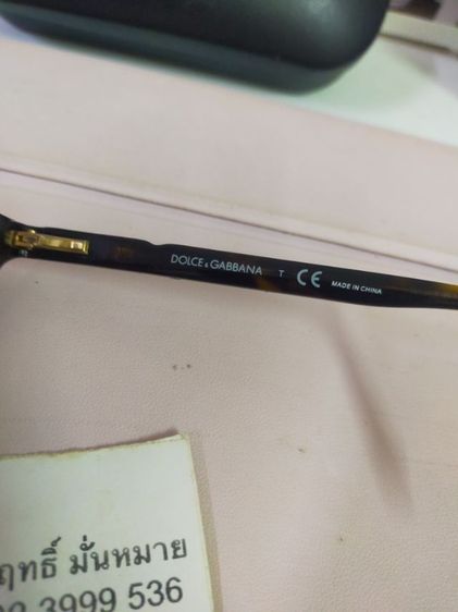 แว่นตา DG DOLCE GABBANA DG3153P ของแท้ สภาพดี ขนาด 54. 15 140 หน้ากว้าง 135ม.ขาสปริงใส่สบาย  รูปที่ 9