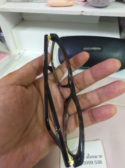 แว่นตา DG DOLCE GABBANA DG3153P ของแท้ สภาพดี ขนาด 54. 15 140 หน้ากว้าง 135ม.ขาสปริงใส่สบาย  รูปที่ 6