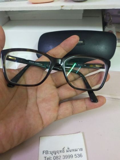 แว่นตา DG DOLCE GABBANA DG3153P ของแท้ สภาพดี ขนาด 54. 15 140 หน้ากว้าง 135ม.ขาสปริงใส่สบาย 