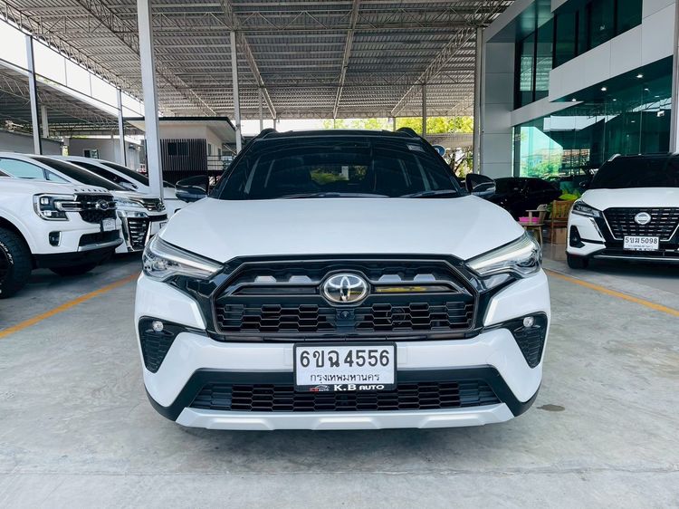 Toyota Corolla Cross 2022 1.8 Hybrid Premium Safety GR Sport Sedan ไฮบริด ไม่ติดแก๊ส เกียร์อัตโนมัติ ขาว รูปที่ 3