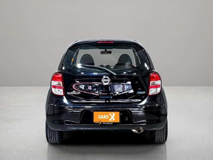 Nissan March 2010 1.2 E Sedan เบนซิน ไม่ติดแก๊ส เกียร์อัตโนมัติ ดำ รูปที่ 3