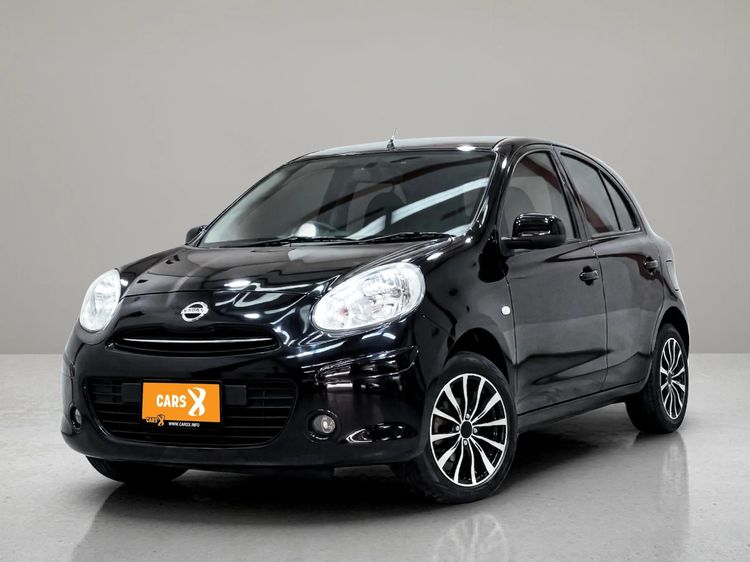 รถ Nissan March 1.2 E สี ดำ