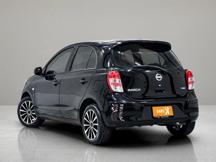 Nissan March 2010 1.2 E Sedan เบนซิน ไม่ติดแก๊ส เกียร์อัตโนมัติ ดำ รูปที่ 4