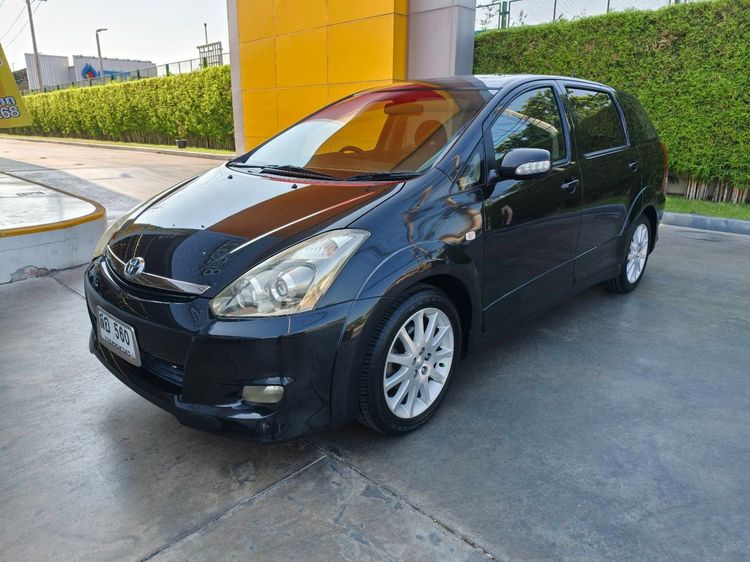 Toyota Wish 2006 2.0 Q Limited Utility-car เบนซิน ไม่ติดแก๊ส เกียร์อัตโนมัติ ดำ รูปที่ 2