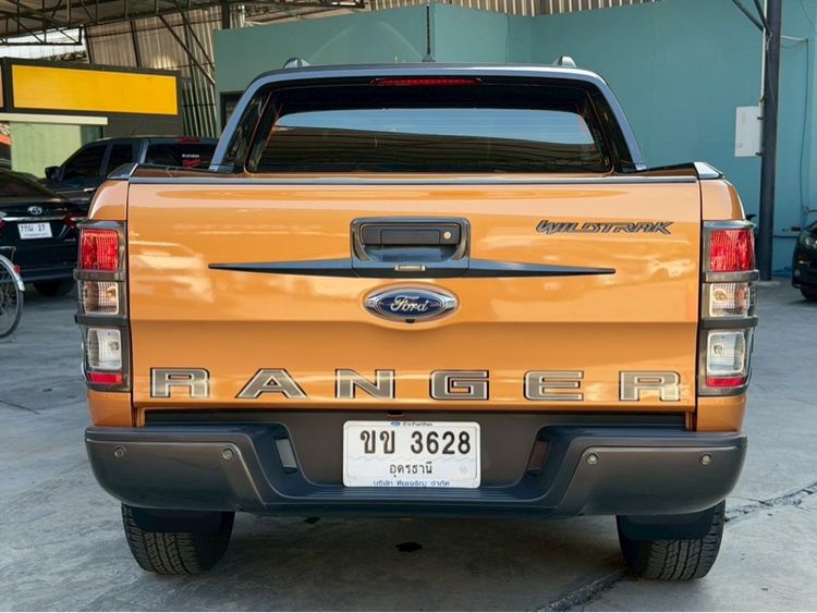 Ford Ranger 2019 2.0 Bi-Turbo 4WD Wildtrak Pickup ดีเซล ไม่ติดแก๊ส เกียร์อัตโนมัติ ส้ม รูปที่ 4