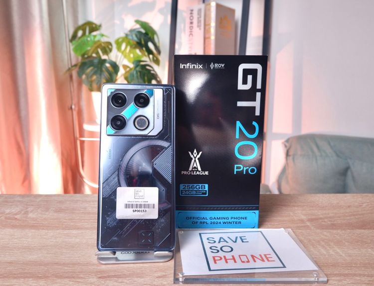 256 GB Infinix GT 20 Pro 5G 12+256GB สี Blue เครื่องสวย ราคาเพียง 5,590.- มีประกันร้าน 60 วัน