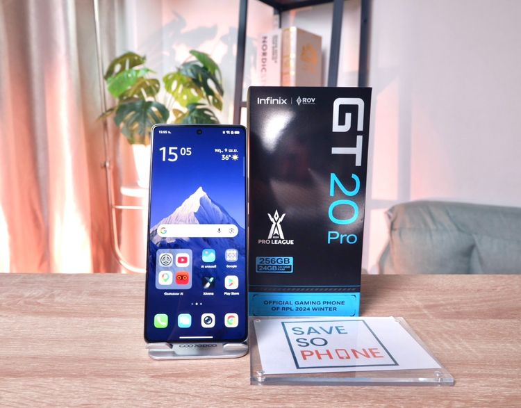 Infinix GT 20 Pro 5G 12+256GB สี Blue เครื่องสวย ราคาเพียง 5,590.- มีประกันร้าน 60 วัน รูปที่ 2