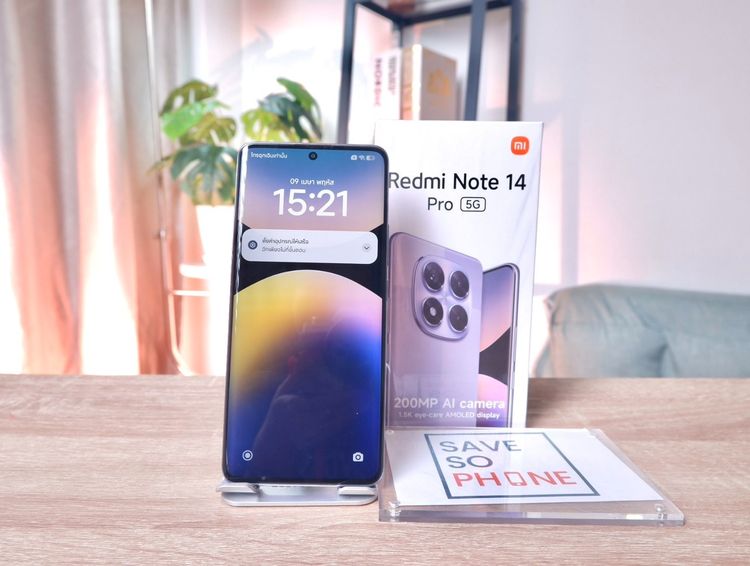 Redmi Note 14 Pro 12+256GB สี Purple เครื่องสวย ราคาเพียง 6,900.- มีประกันร้าน 60 วัน รูปที่ 2