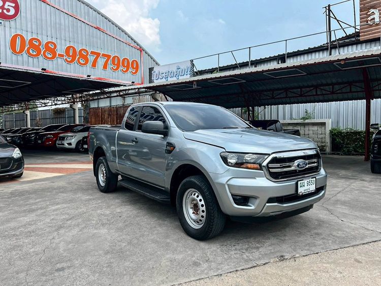 Ford Ranger 2018 2.2 Hi-Rider XL Plus Pickup ดีเซล ไม่ติดแก๊ส เกียร์ธรรมดา เทา รูปที่ 3