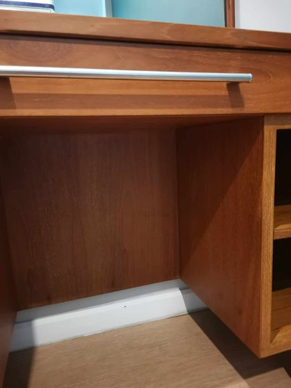 โต๊ะเครื่องแป้ง Mid-Century Modern (MCM) งานเทียบคลาสสิก ท็อปไม้อัดสักลายสวยงาม รูปที่ 9