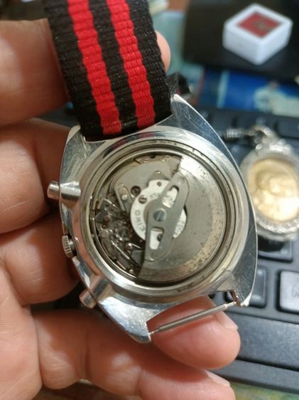 Vintage Seiko Pepsi 6139 6002 Chronograph Auto day-date ( Mechanic work needs repairs ) เป็ปซี่ งานช่าง อ่านนะครับ...กดจับเวลา รูปที่ 2