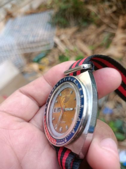 Vintage Seiko Pepsi 6139 6002 Chronograph Auto day-date ( Mechanic work needs repairs ) เป็ปซี่ งานช่าง อ่านนะครับ...กดจับเวลา รูปที่ 10