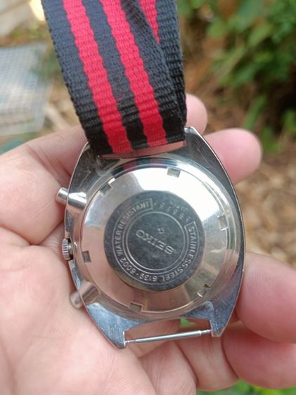 Vintage Seiko Pepsi 6139 6002 Chronograph Auto day-date ( Mechanic work needs repairs ) เป็ปซี่ งานช่าง อ่านนะครับ...กดจับเวลา รูปที่ 11