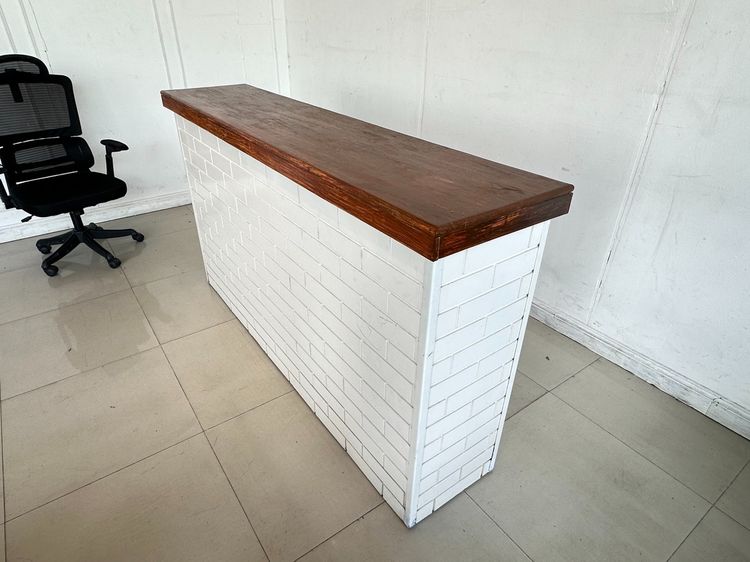 เคาน์เตอร์ ท็อปไม้สนประสานสีน้ำตาล รูปที่ 3