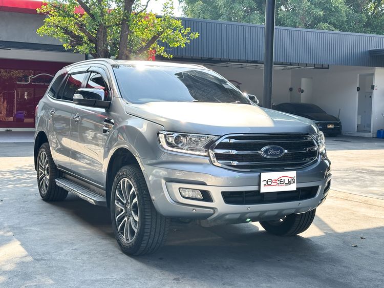 Ford Everest 2019 2.0 Titanium Plus Utility-car ดีเซล เกียร์อัตโนมัติ เทา รูปที่ 3