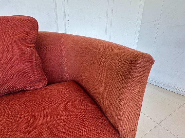 โซฟา 2 ที่นั่ง แบรนด์ LA-Z-BOY เบาะผ้าสีน้ำตาลแดง ถอดปลอกได้ รูปที่ 9