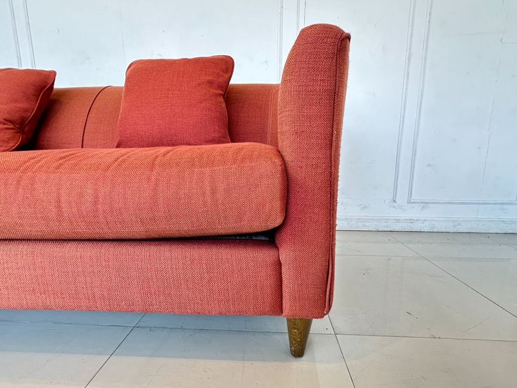 โซฟา 2 ที่นั่ง แบรนด์ LA-Z-BOY เบาะผ้าสีน้ำตาลแดง ถอดปลอกได้ รูปที่ 11