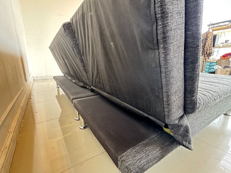 โซฟาเบด (แอลสลับฝั่งได้) แบรนด์ KONCEPT เบาะผ้าสีเทาเข้ม รูปที่ 13