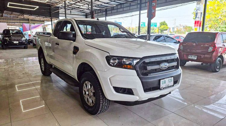Ford Ranger 2018 2.2 Hi-Rider XL Plus Pickup ดีเซล ไม่ติดแก๊ส เกียร์ธรรมดา ขาว รูปที่ 3