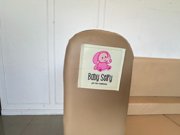 คอกเด็ก แบรนด์ BABY SELFY ขนาด 3.5 ฟุต หนัง PU สีน้ำตาลอ่อน  รูปที่ 11