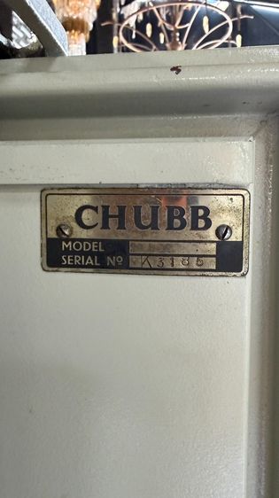 ตู้เซฟ แบรนด์ CHUBB serial.no K3185  รุ่นนี้หายาก เก็บหน้าบานได้  รูปที่ 5