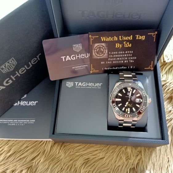 Tag Heuer Aquaracer Calibre 5 Black Ceramic WAY201A🇨🇭🇨🇭
  รูปที่ 14