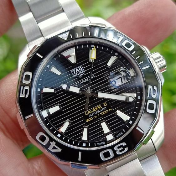 Tag Heuer Aquaracer Calibre 5 Black Ceramic WAY201A🇨🇭🇨🇭
  รูปที่ 6