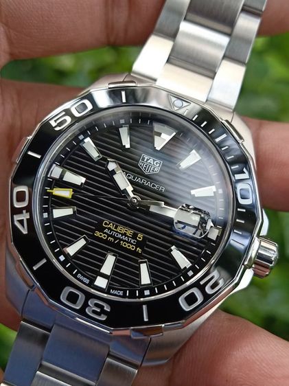 Tag Heuer Aquaracer Calibre 5 Black Ceramic WAY201A🇨🇭🇨🇭
  รูปที่ 4
