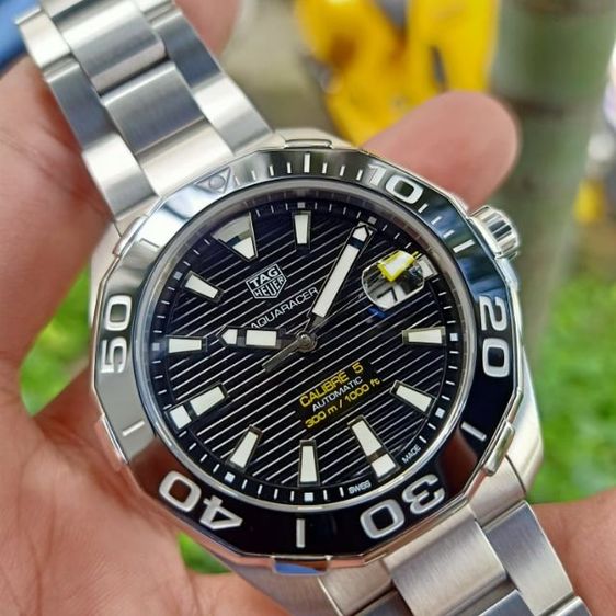 Tag Heuer Aquaracer Calibre 5 Black Ceramic WAY201A🇨🇭🇨🇭
  รูปที่ 8