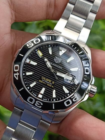 Tag Heuer Aquaracer Calibre 5 Black Ceramic WAY201A🇨🇭🇨🇭
  รูปที่ 9