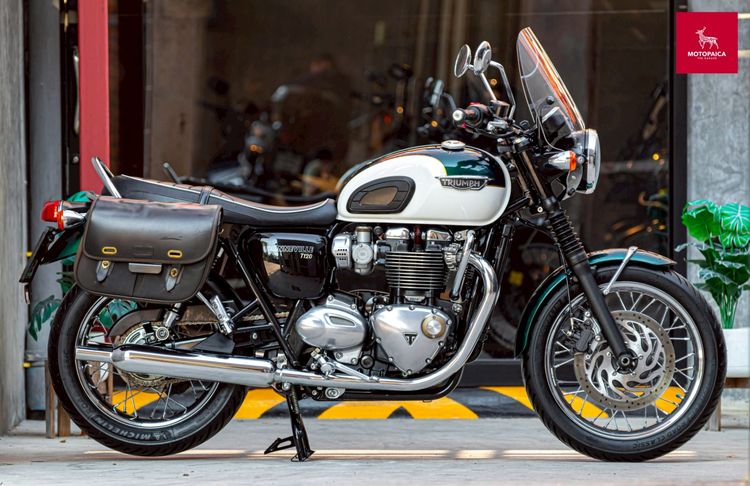 Triumph Bonneville T120 ปี2018 มือเดียว สีทูโทน วิ่งน้อย6,000Km. รูปที่ 2
