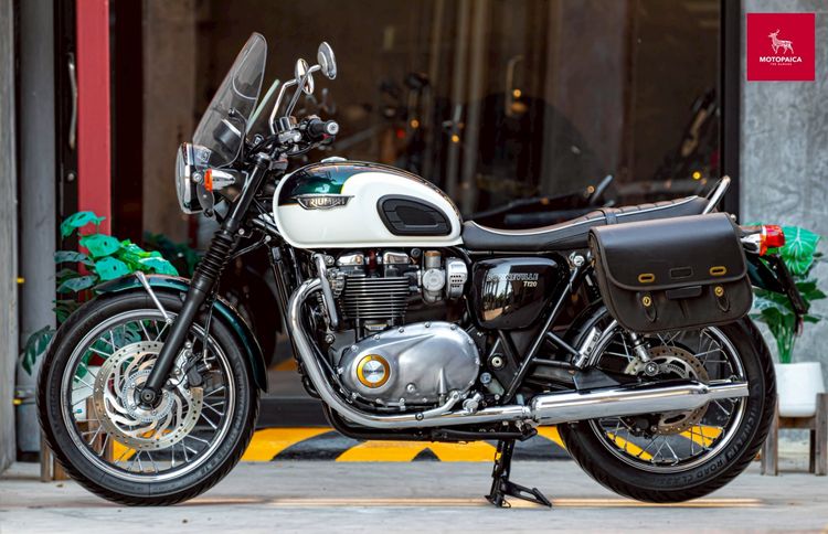 Triumph Bonneville T120 ปี2018 มือเดียว สีทูโทน วิ่งน้อย6,000Km. รูปที่ 3