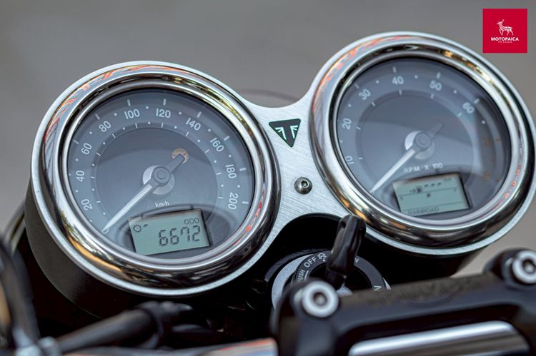 Triumph Bonneville T120 ปี2018 มือเดียว สีทูโทน วิ่งน้อย6,000Km. รูปที่ 5