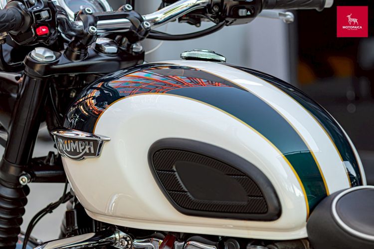 Triumph Bonneville T120 ปี2018 มือเดียว สีทูโทน วิ่งน้อย6,000Km. รูปที่ 14